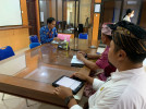 Konsultasi dan Koordinasi Terkait Hasil dari Pengukuran Tanah Dalam Rangka Pelepasan atas Permohonan Warga Eks Transmigrasi Timor-Timur Desa Sumberklampok.